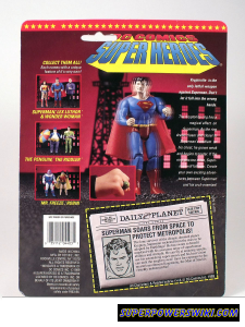 Cardback for Toy Biz Superman